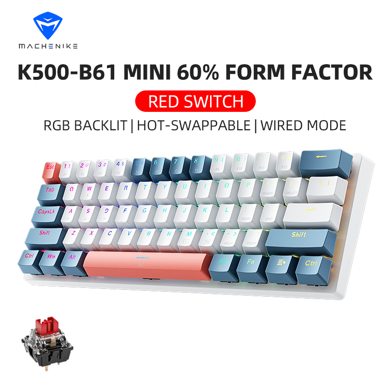 Gaming Keyboard E Yooso - K500-B61 Machenike Mini Keybaord meccanico Fattore