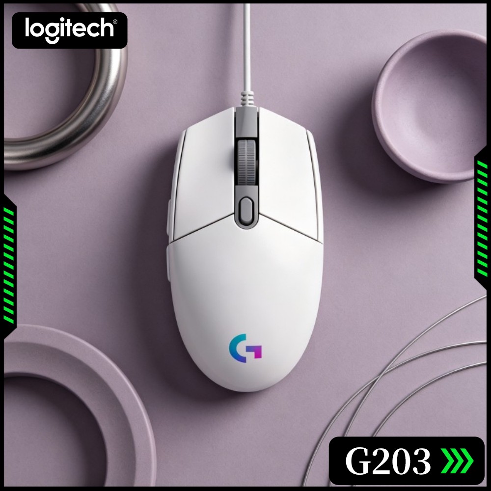Logitech Mouse G203 - Mouse da Gaming Cablato Logitech G203