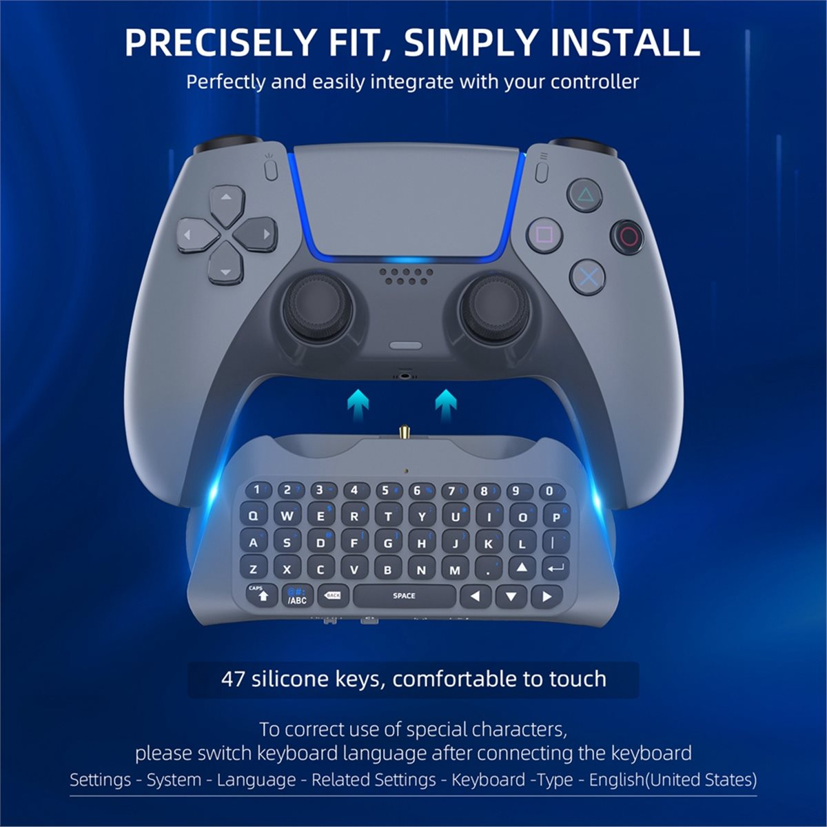 Gaming Keyboard Wireless - goodidea Tastiera Wireless da Gaming 3.5mm