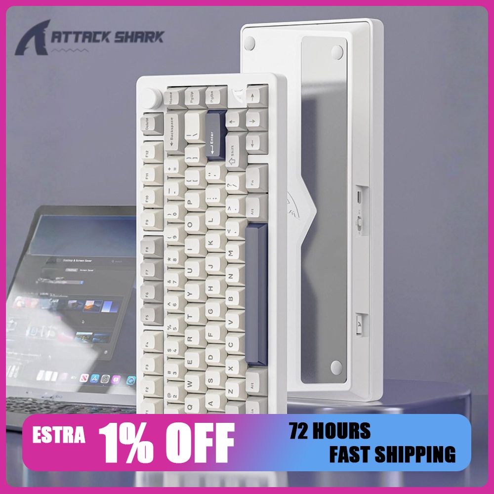 Gaming Keyboard Wireless - Tastiera Meccanica Attack Shark X86 in