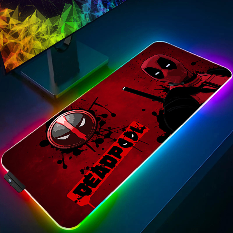 Gaming Keyboard Tactile - Tappetino per mouse a LED Retroilluminazione