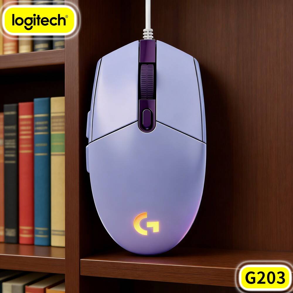 Logitech Mouse G203 - Mouse da Gaming Cablato Logitech G203,