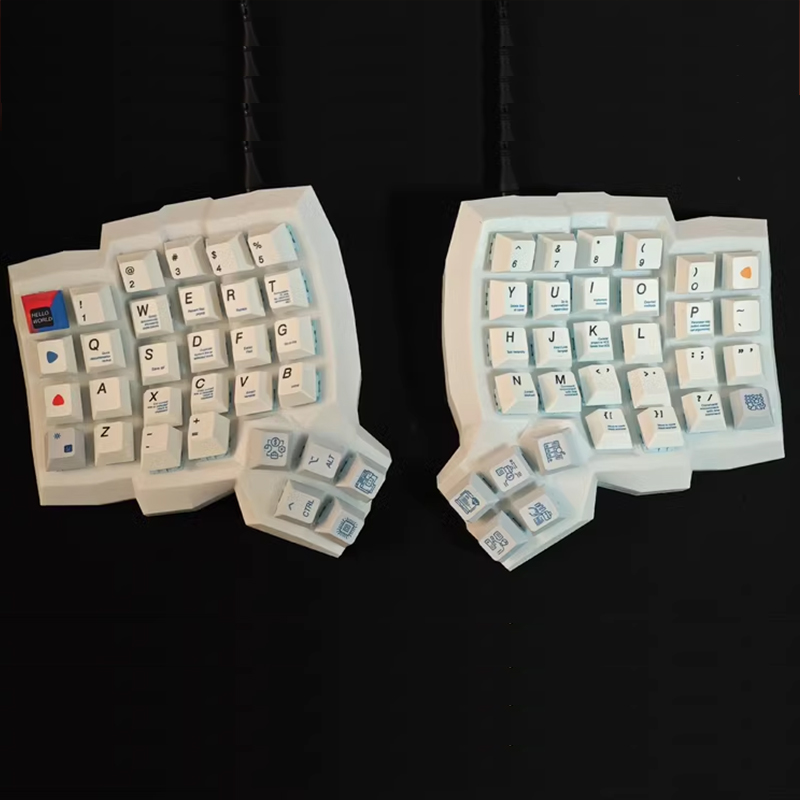 Gaming Keyboard Ergonomic - Kit Tastiera Ergonomica Curva Dactyl Manuform