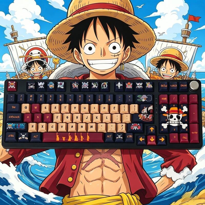 Gaming Keyboard Theme - Set di Tasti BANDAI One Piece