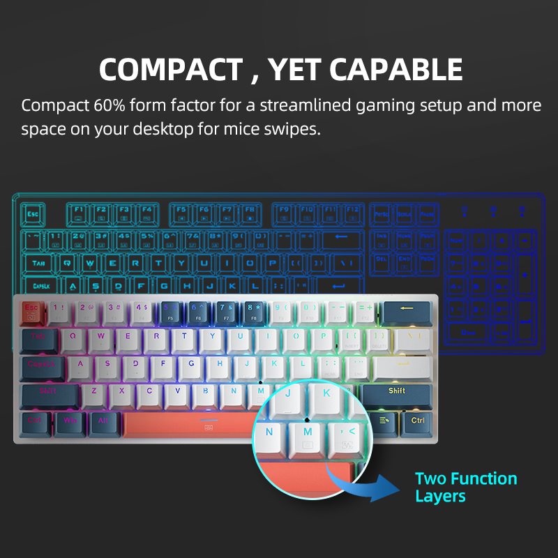 K500-B61 Machenike Mini Keybao - Gaming Keyboard E Yooso recensione e prezzo