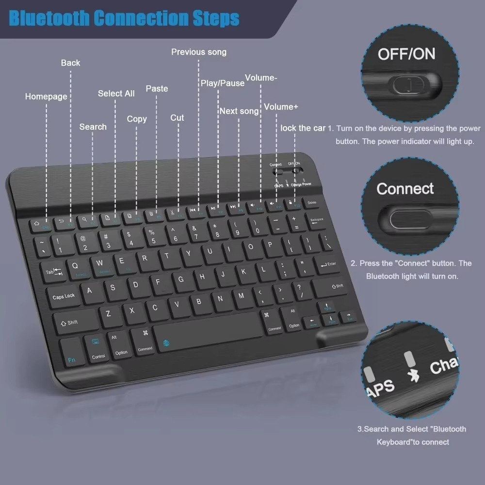 Tastiera wireless Bluetooth 5. - Gaming Keyboard Wireless recensione e prezzo