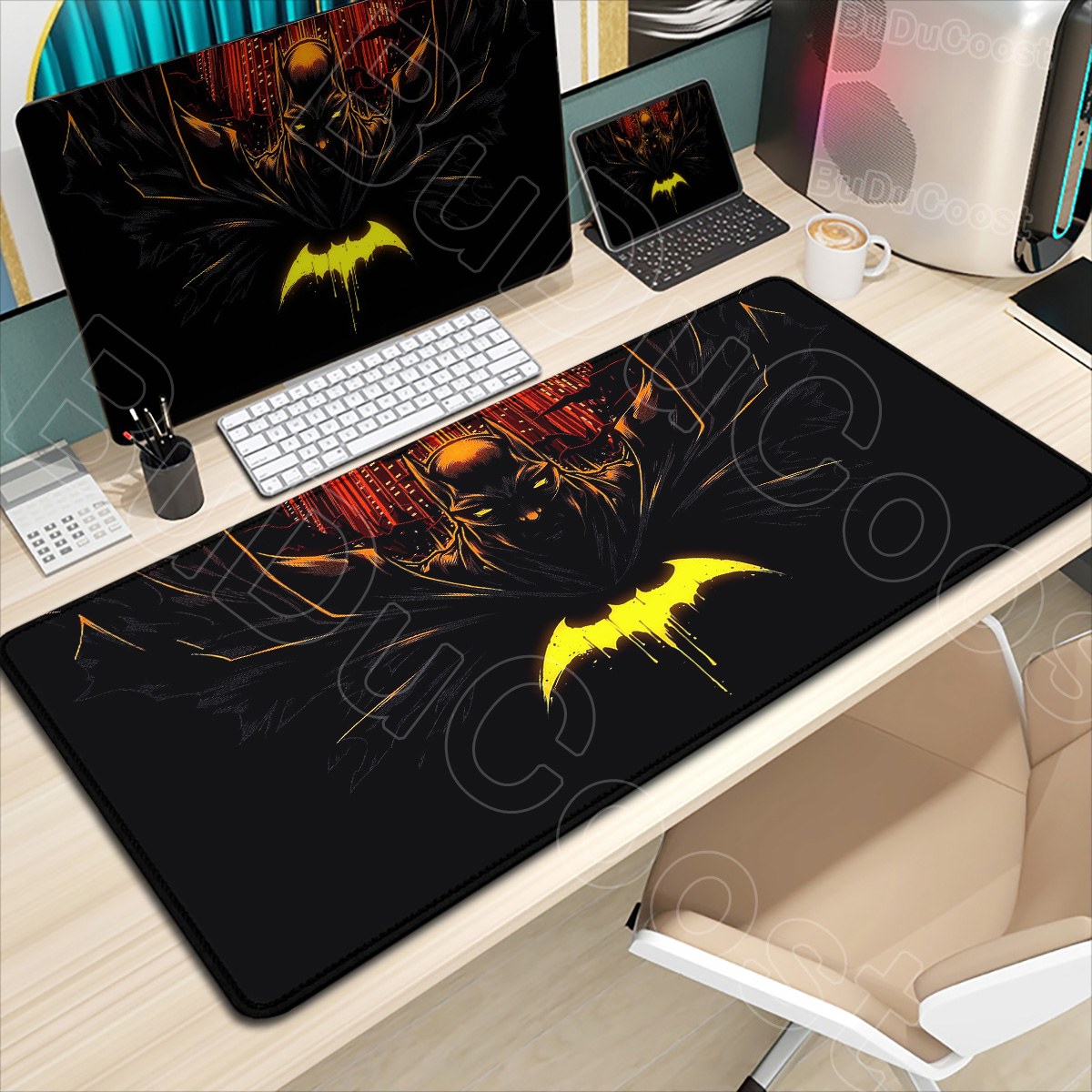 B-Batman Mouse Pad HD Grande G - Gaming Keyboard Affordable recensione e prezzo