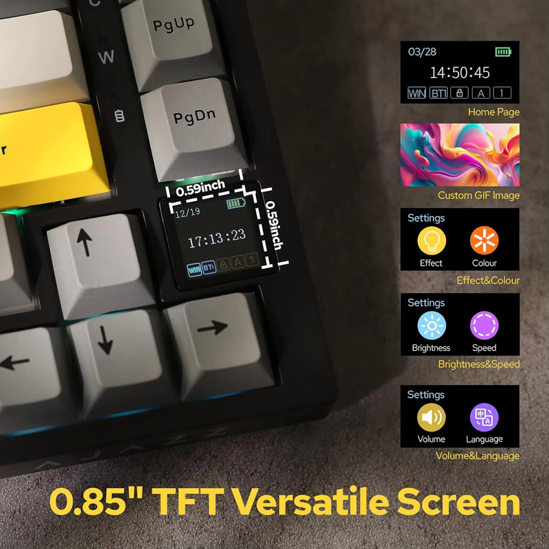 AK820/AK820Pro Tastiera meccan - Gaming Keyboard Wireless recensione e prezzo