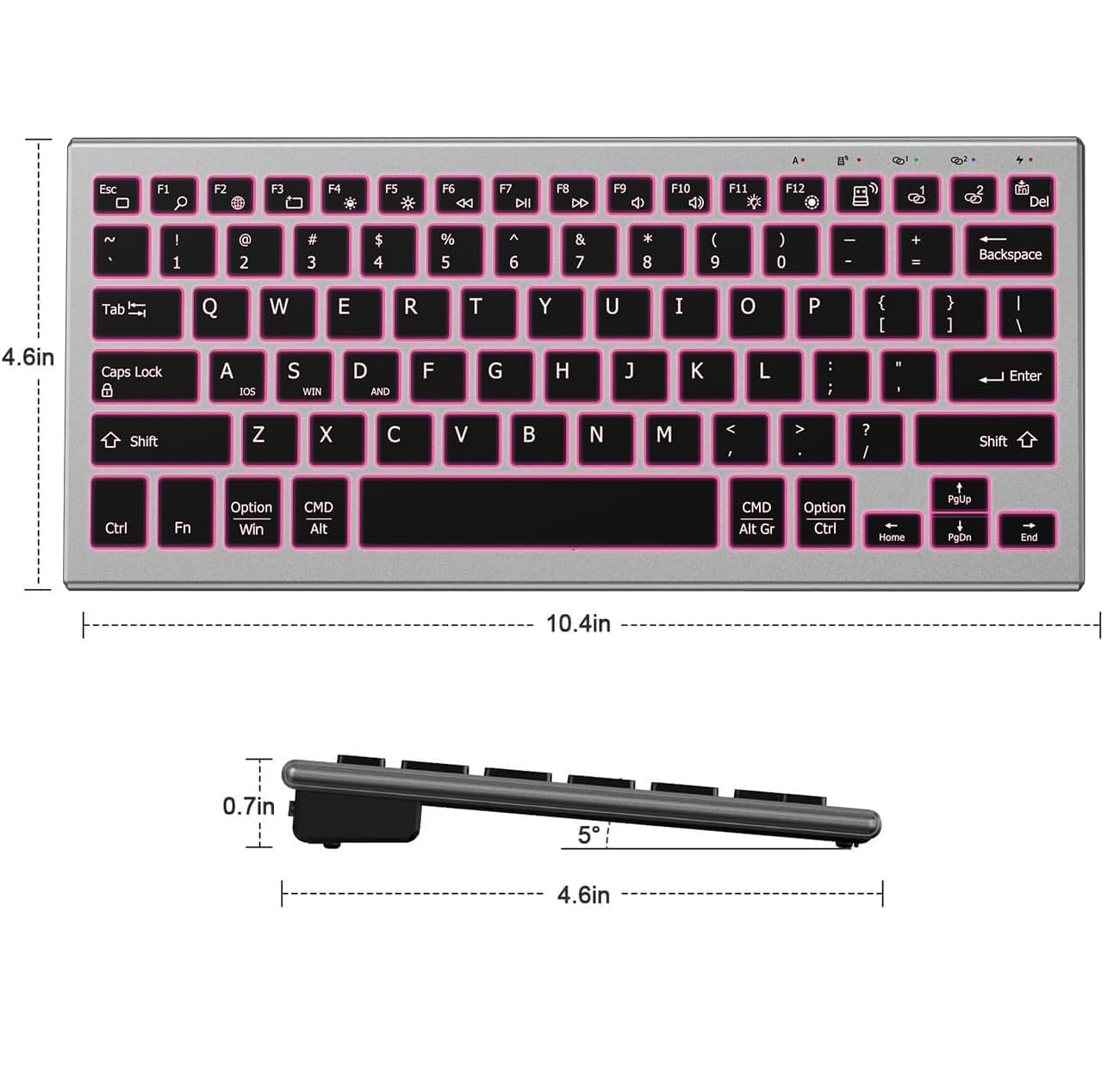 JOMAA Set Tastiera e Mouse Wir - Gaming Keyboard Mouse Wireless recensione e prezzo