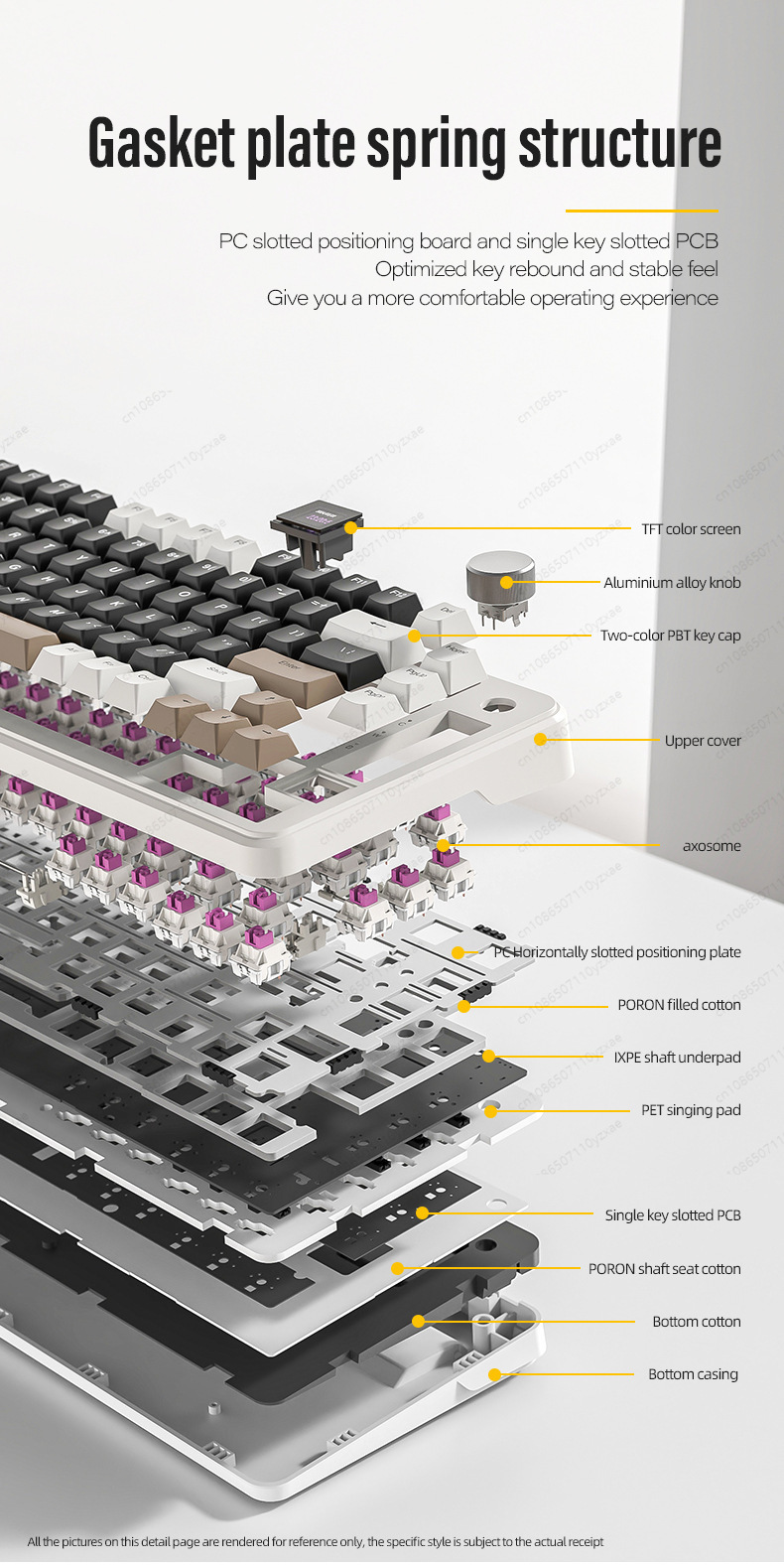 Nuova Tastiera Meccanica AL66  - Gaming Keyboard Affordable recensione e prezzo