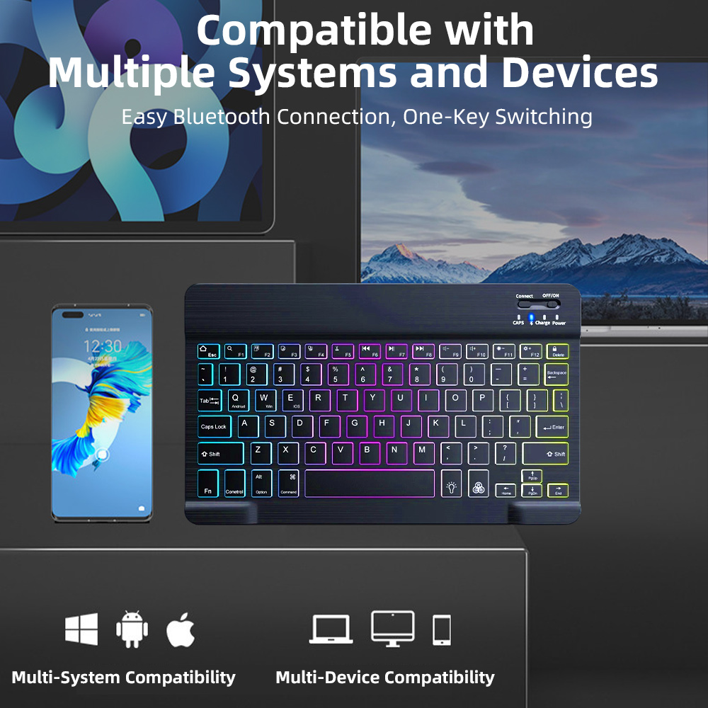 Tastiera Bluetooth Retroillumi - Gaming Keyboard Mouse Wireless recensione e prezzo