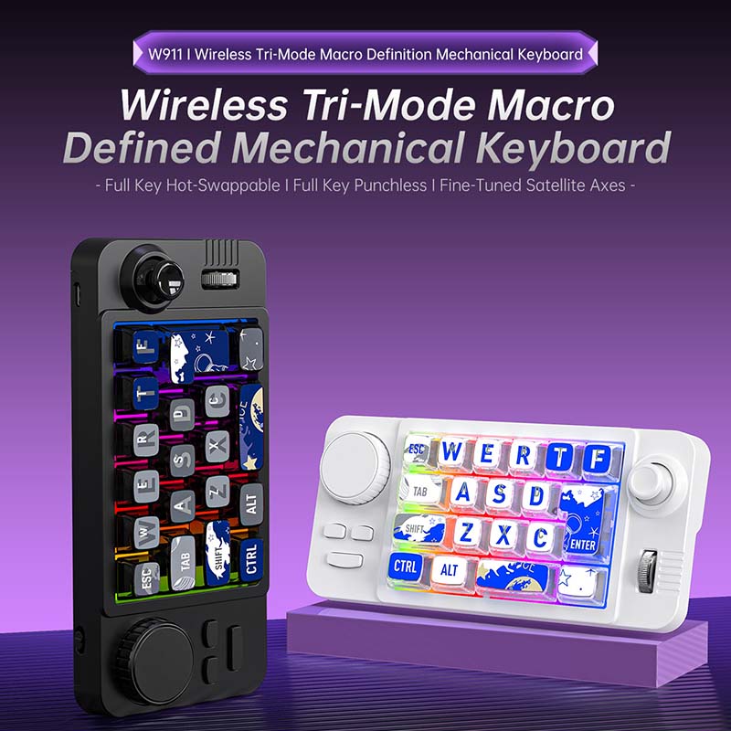 Tastiera da Gaming W911 Wirele - Gaming Keyboard Wireless recensione e prezzo