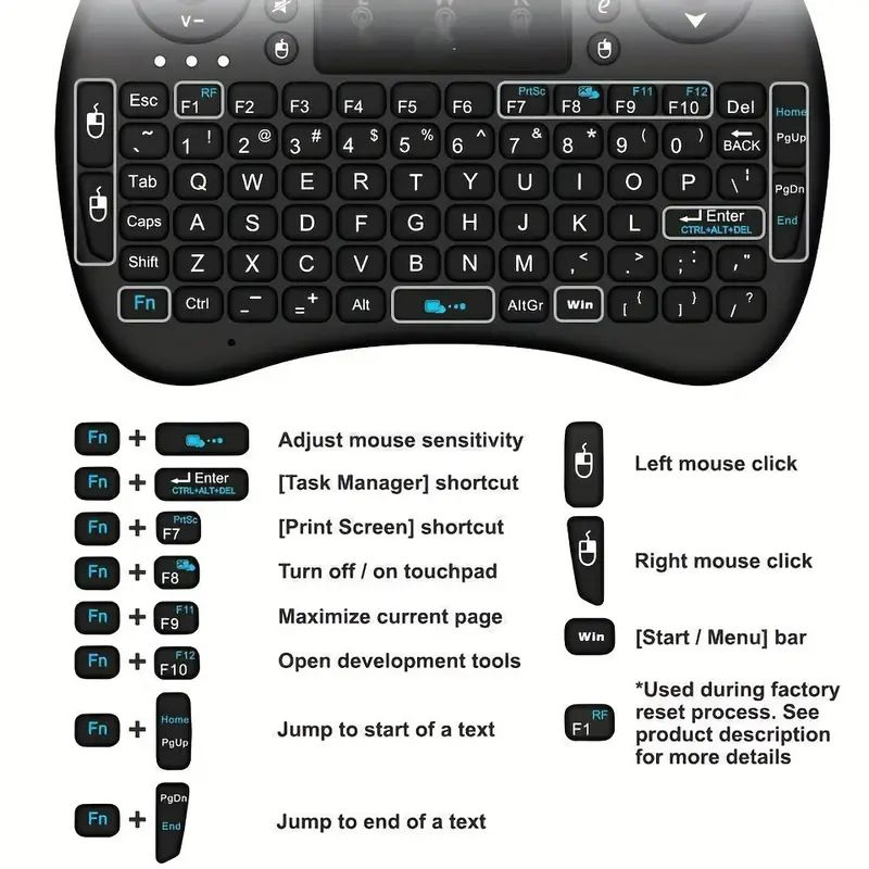 Mini tastiera wireless da 2,4  - Gaming Keyboard Wireless recensione e prezzo
